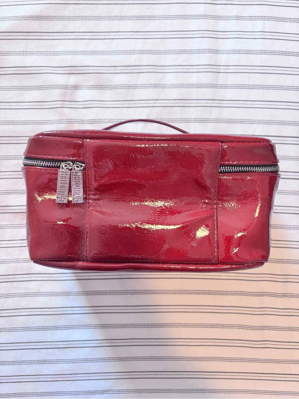 Jean Paul Gaultier Red Cosmetic Vanity Bag